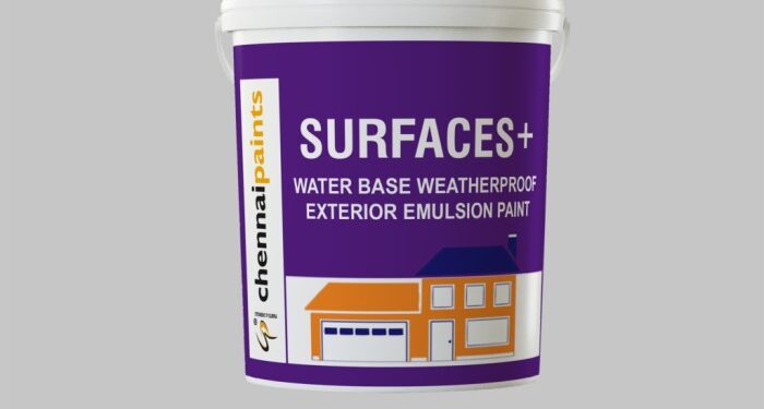 Surfaces+ Weatherproof Exterior Emulsion Paint - Chennai Paints